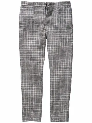 Mey & Edlich Herren Sommerkönig-Anzughose Schwarz 100 % Leinen