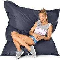 Green Bean Sitzsack XXL Riesen-Sitzsack Square 140x180cm (Riesensitzsack), 140x180cm Kinder & Erwachsene Bean Bag EPS Perlen Füllung