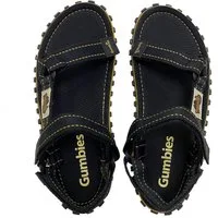 Gumbies Tracker in Black Sandalette Hergestellt aus recycelten Materialien