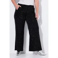 MIAMODA Schlupfhose Paillettenhose Marleneform Samt mit Pailletten