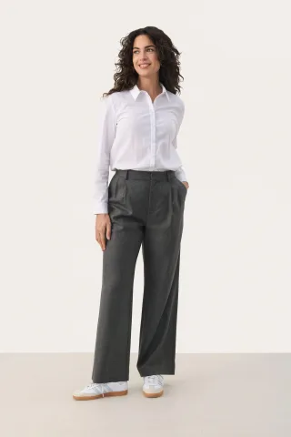 Pants Suiting Classic fit Gray Flannel Melange