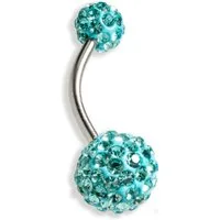 Paletti Bauchnabelpiercing Bauchnabelpiercing Türkis