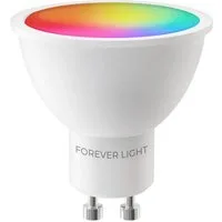 Forever Light LED-Leuchtmittel Mit Fernbedienung Lampe RGB GU10 4.8W 440lm Neutralweiß 4000K, Lichtstrom in Lumen, RGB Licht mit Pilot Fernbedienung