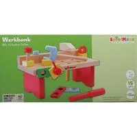 Werkbank 15-teilig, Maße ca. 29 x 14 x 13 Zentimeter holz