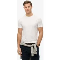 Superdry Rundhalsshirt CLASSIC ESSENTIAL TEE Relaxed Fit, aus Baumwolle und Single Jersey, mit Rundhalsausschnitt