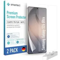 smartect Displayschutzfolie TPU Schutzfolie Matt für Samsung Galaxy S26 Ultra, Set, 2 Stück, Panzerfolie Bildschirm Displayfolie