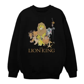 Disney - "The Lion King Group" Sweatshirt für Mädchen (Schwarz)