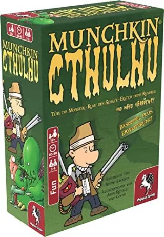Pegasus Spiele 17189G - Munchkin Cthulhu 1+2