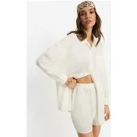 LSCN by LASCANA Langarmbluse (Set, 2-tlg., mit Shorts)