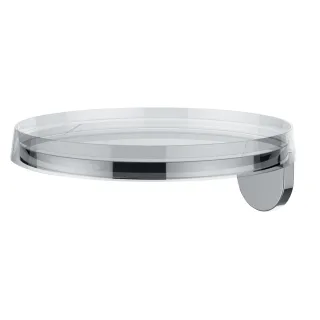 LAUFEN Wandablage Kartell · LAUFEN 185x185x, Deko-Disc in Kristallklar, 38533.3, 3853330040001 H3853330040001