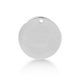 Luxenter 925 Sterling Silber rhodinierter Anhänger - Ring
