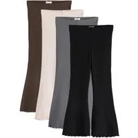 Next Leggings Gerippte Leggings mit ausgestelltem Bein, 4er-Pack (4-tlg)