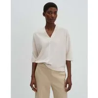 someday V-Shirt Kolinda mit Piqué-Optik Halbarm mit V-Neck für entspannte Casual-Looks