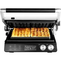 Gastroback Kontaktgrill Gourmet Multigrill BBQ Pro Smart, Intuitive Bedienung: LCD-Display & Drehregler für volle Kontrolle