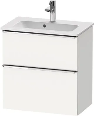 Duravit D-Neo Waschtischunterbau wandhängend Weiß Matt 610x372x625 mm - DE4368010180000 DE4368010180000
