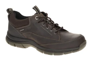 Clarks SPYPATH LO GTX Herrenschuhe 26184444 7 Braun Dunkelbraun GORE-TEX