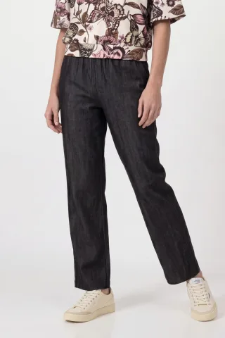 monari - Wide Leg Jeans dark grey - Gr. - 34