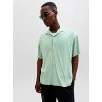 Jack & Jones Kurzarmhemd JJEJEFF RESORT SOLID SHIRT SS SN Viskose, loose fit