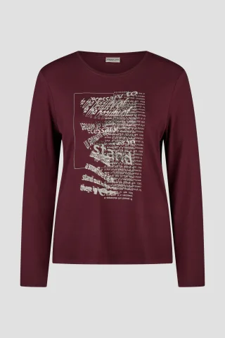Barbara Lebek - T-Shirts dark berry - Gr. - 44