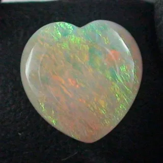 1,92 ct White Opal Multicolor Vollopal aus Coober Pedy Fire
