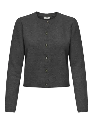 JDY - JDYCHLOE L/S CARDIGAN KNT NOOS Dark Grey Melange - Gr. - XL