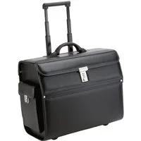 Alassio® Pilotenkoffer Alassio 45033 Pilotenkoffer MONDO Trolley Lederimi