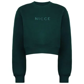 Nicce Era Herren dunkelgrüner, beschnittener Pullover