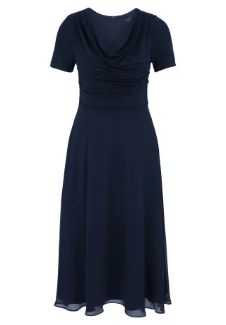 Vera Mont - Cocktailkleid Patch Dark Blue/Dark Blue - Gr. - 54