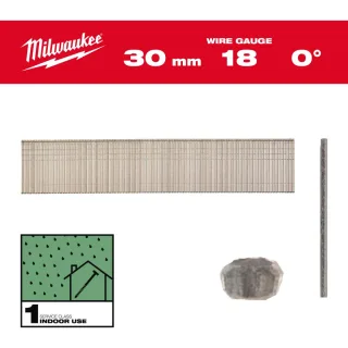 Milwaukee Stauchkopf-Nägel 18 Gauge für M18CN18GS Verzinkt - 4932492552