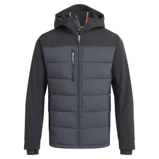 Craghoppers - "Castleford" Hybridjacke Wattiert für Herren (Schwarz)