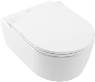 Villeroy & Boch EASY Wand-WC Kombipack 530 mm x 370 mm x 315 mm Weiß Alpin CeramicPlus 4632RLR1