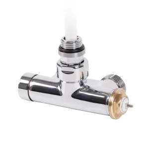 Terma Lanzen-Thermostat-Verbundeckventil 50mm CYLINDER GZ 1/2"-GZ 3/4" links, TGZTCR019, Chrom TGZTCR019