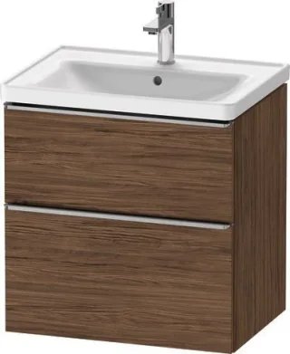 Duravit D-Neo Waschtischunterbau wandhängend Nussbaum dunkel Matt 634x452x625 mm - DE4354070210000 DE4354070210000
