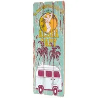 Levandeo® Holzbild, Holzschild Aloha Baby 30x80cm Hawaii Holzbild Wandbild Holzdeko