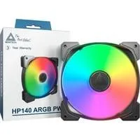 HP140 ARGB PWM 140x140x25, Gehäuselüfter schwarz, 140 mm