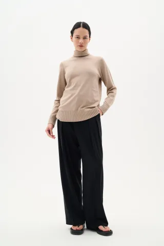 Strickpullover Classic fit beige