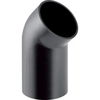 Geberit PE Bogen 45Gr mit langem Schenkel 367046161