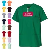 Clinotest Funktionsbluse Kasack Damen & Herren - 95 Grad waschbare, kochfest ohne einzulaufen (1-tlg) Schlupfkasack aus Baumwolle & Polyester - Berufsbekleidung für Pflege