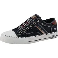 Mustang Shoes Magdalena Slip-On Sneaker Freizeitschuh, Slipper, Schlupfschuh mit Kontrastbesätzen