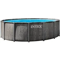Intex Framepool 26742GS Frame Pool Set Prism Greywood 457 x 122 cm