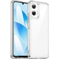 Wigento Handyhülle Für Motorola Moto G06 4G Colorful TPU Acryl Schutz Hülle Transparent, Colorful Series Hybrid Schutzhülle