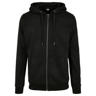 Urban Classics - "Basic" Hoodie mit durchgehendem Reißverschluss für Herren (Schwarz)