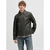 Jack & Jones Bikerjacke JJECASABLANCA PU JACKET NOOS mit Fronttaschen