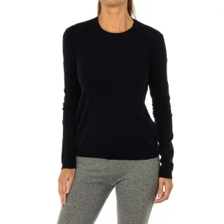 Langärmeliger Damenpullover mit Rundhalsausschnitt 7V5MY3-2M1DZ