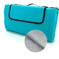 Picknickdecke Outdoor Strandmatte Isomatte Campingdecke waschbar, heimtexland, wasserdicht I isolierend I faltbar I Tragegriff I 200x200 cm