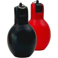 Best Sporting Handpfeife Handpfeife Set I hochwertige Schiedsrichterpfeife I schwarz + rot