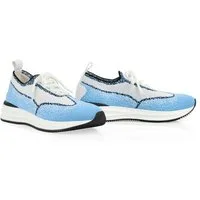 Marc Cain Sports Mindful Moving Slip-On Sneaker Halbschuh, Freizeitschuh Slipper mit aufgesetzter Schnürung