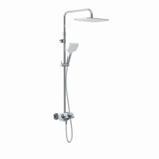 Kludi COCKPIT Explorer Thermostat Dual Shower System chrom, 8005005-00 8005005-00