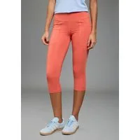 FAYN SPORTS Caprileggings mit Figur formenden Nähten und hohem Bund