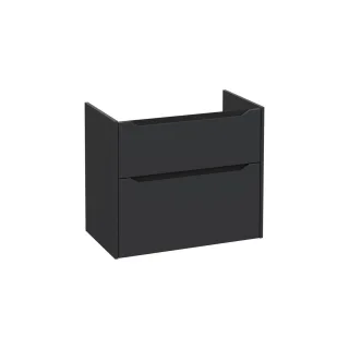 VitrA New Integra Square Waschtischunterschrank mit 2 Vollauszügen 76 x 45 x 65 cm Matt,80248 80248
